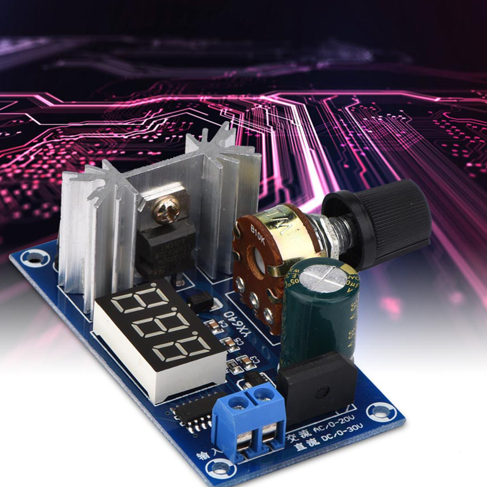 LM317 Power Regulator LM317 Ad - مراجعة Lm317 Voltage Regulator وسعره