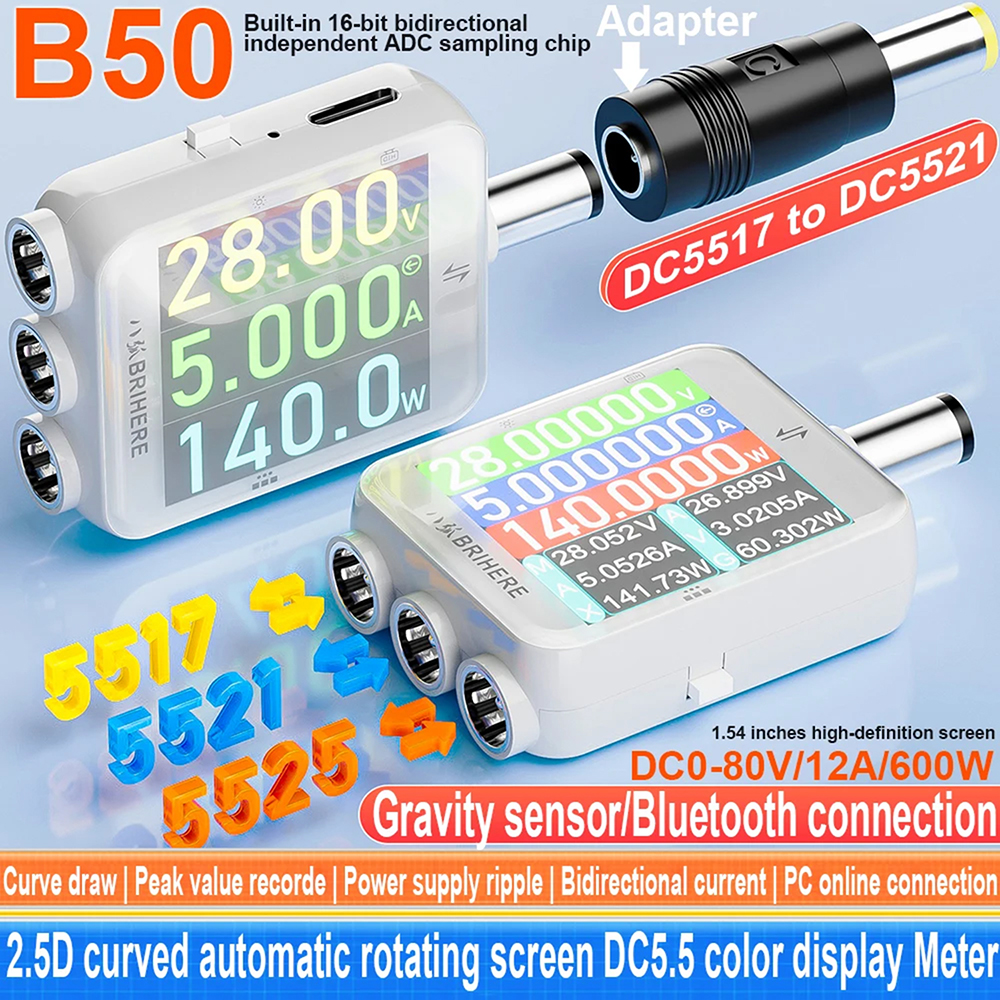 B50 DC 4.5-80V Digital Power M - مراجعة Logic Analyzer Usb وسعره