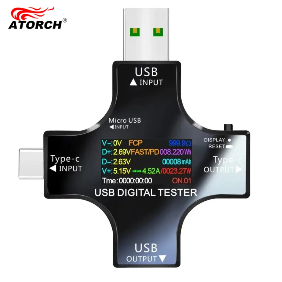 USB Tester DC Type-C PD Digita - مراجعة Logic Analyzer Usb وسعره