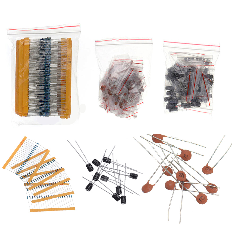 New 1400PCS Basic Electronic C - مراجعة Diy Electronics Components Kit وسعره