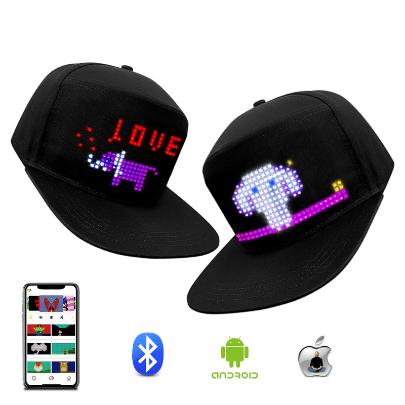 Smart LED Light Display Hat DI - مراجعة Diy Electronics Logo وسعره