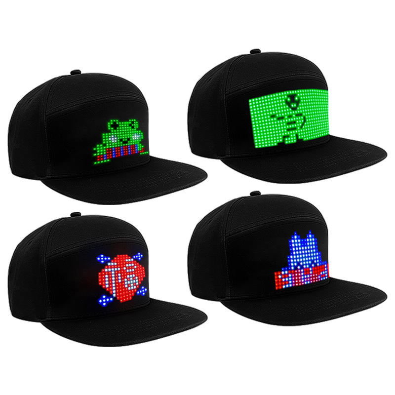 Smart LED Light Display Hat DI - مراجعة Diy Electronics Logo وسعره