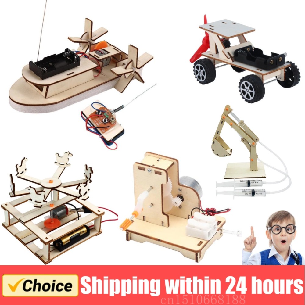 DIY Boat Model Science Toys Ki - مراجعة Diy Kit Elektronik وسعره