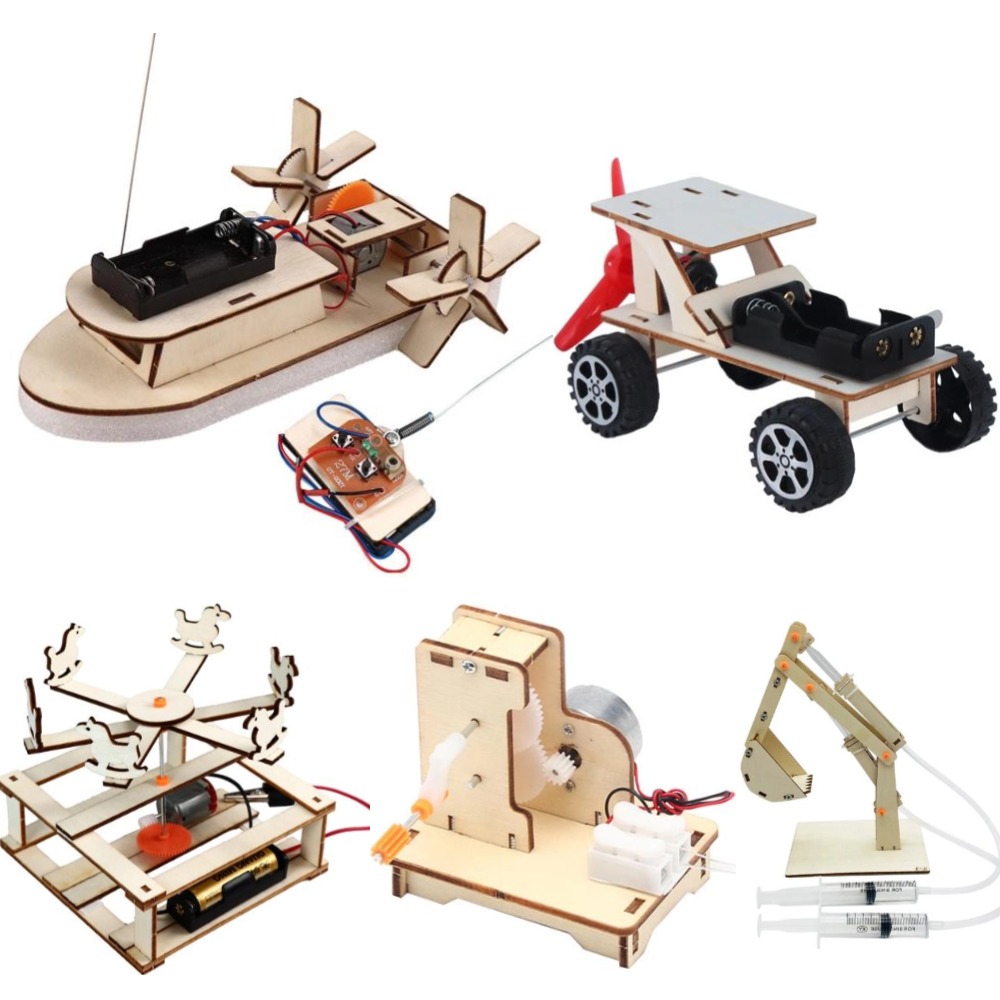 DIY Boat Model Science Toys Ki - مراجعة Diy Kit Elektronik وسعره