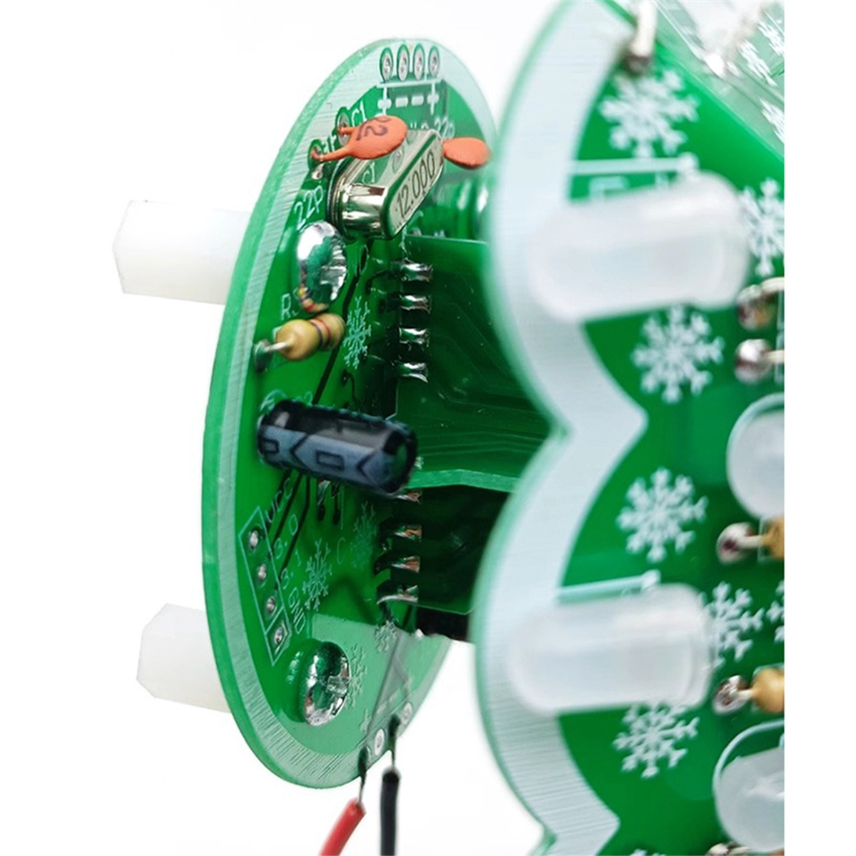 Newest! 3D Stereo Christmas Tr - مراجعة Diy Kit Elektronik وسعره