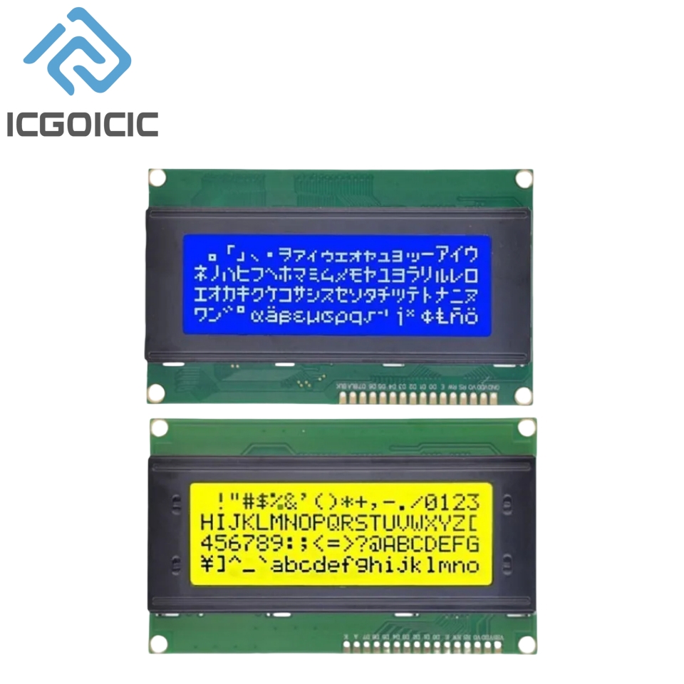 2004A LCD2004 Blue / Yellow-Gr - مراجعة I2C Lcd Display وسعره