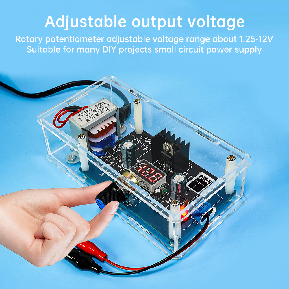 LM317 DC regulated adjustable  - مراجعة Lm317 Voltage Regulator وسعره