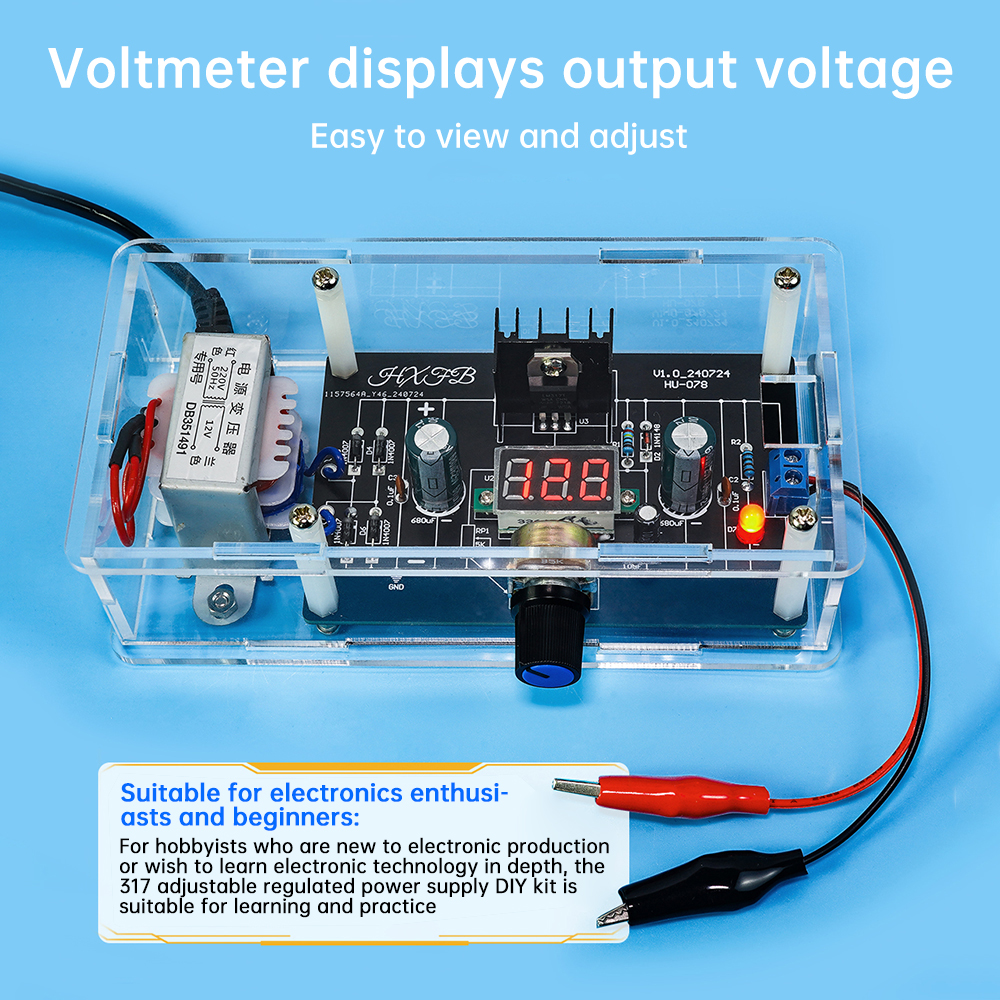 LM317 DC regulated adjustable  - مراجعة Lm317 Voltage Regulator وسعره