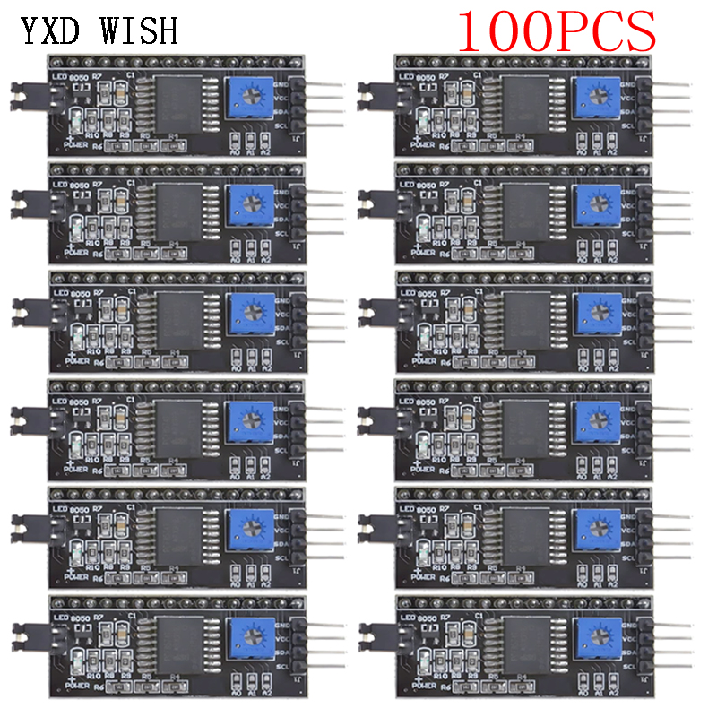 100pcs IIC I2C TWI SPI Serial  - مراجعة I2C Lcd Display وسعره
