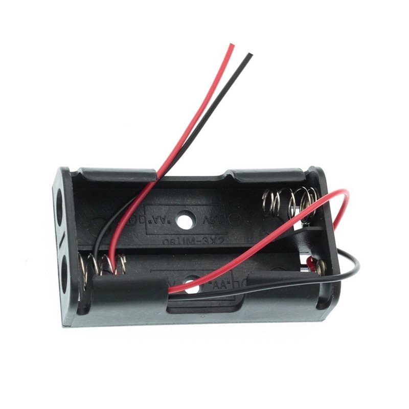 AAAEL-100Pcs 2AA Battery Case  - مراجعة Diy Electronics Wire وسعره