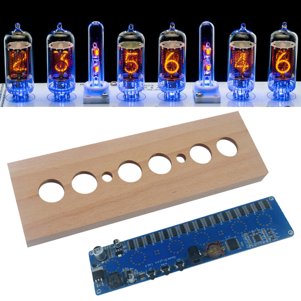 IN14 Glow Tube Clock DIY Tube  - مراجعة Diy Home Electronics وسعره