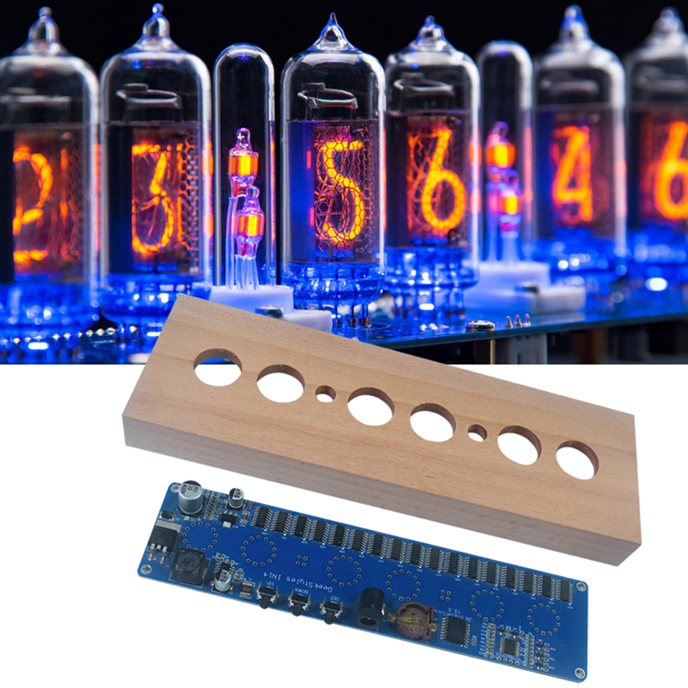 IN14 Glow Tube Clock DIY Tube  - مراجعة Diy Home Electronics وسعره
