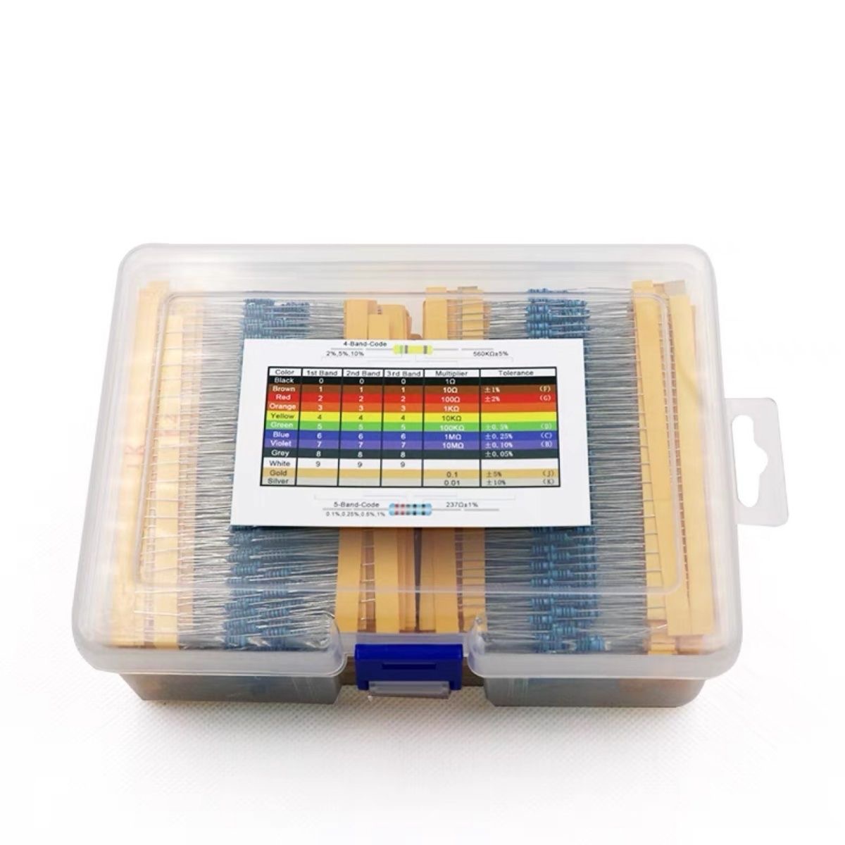 2600pcs Metal Film Resistors A - مراجعة Diy Electronics Components Kit وسعره