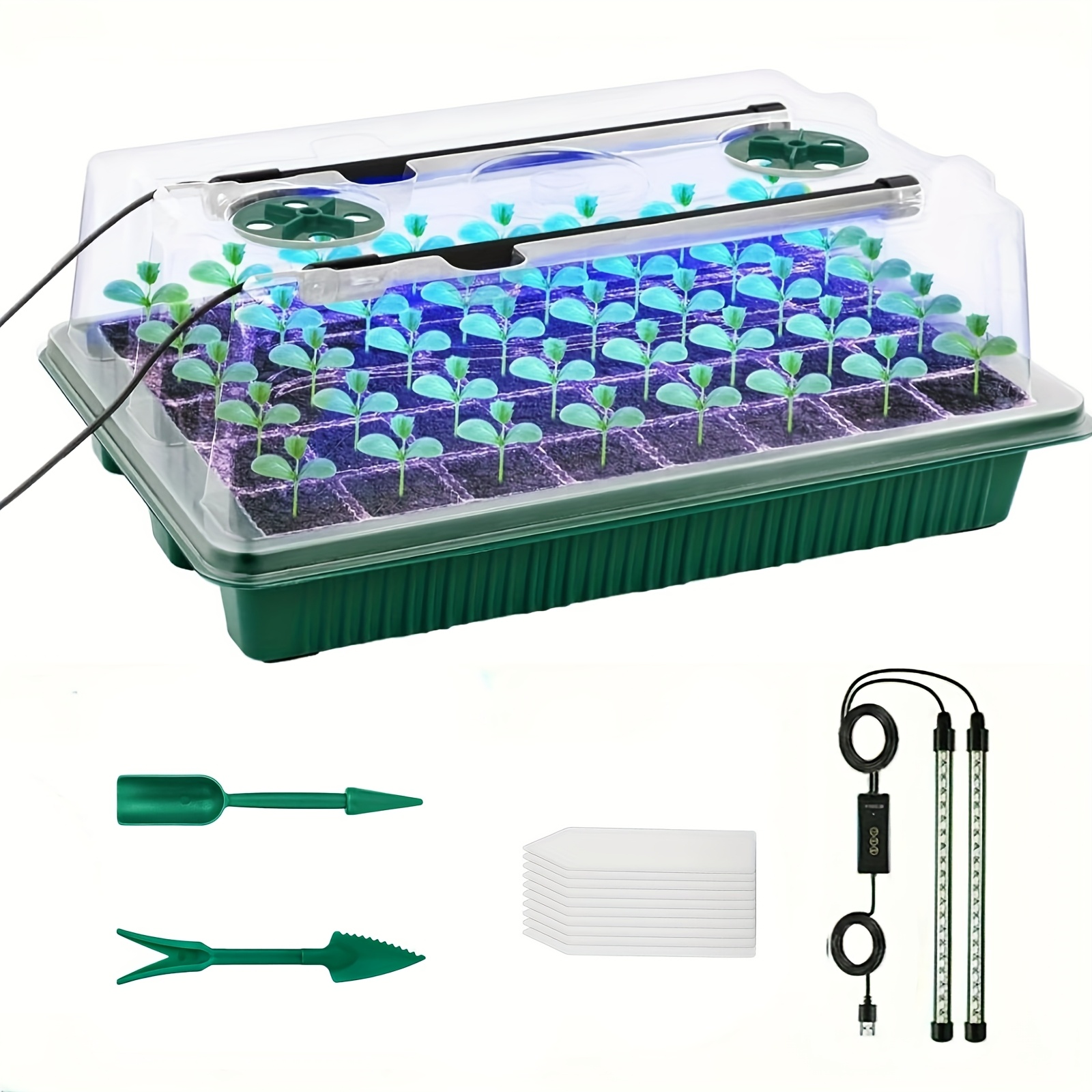 Seed Starter Trays With High D - مراجعة Led Assortment Kit وسعره