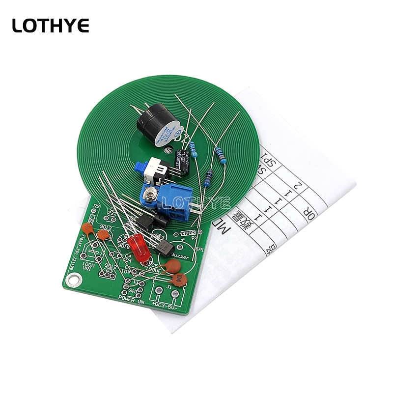 DC 3V-5V Metal Detector Kit DI - مراجعة Diy Electronics Components Kit وسعره