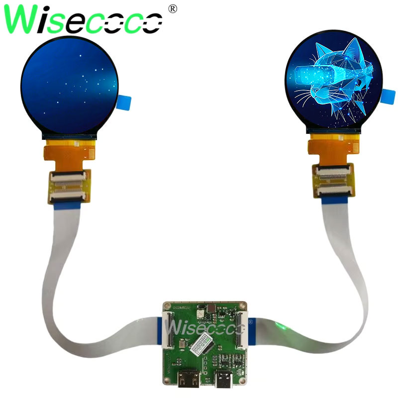 2.1 Inch Dual IPS Round Displa - مراجعة Diy Electronic Components وسعره