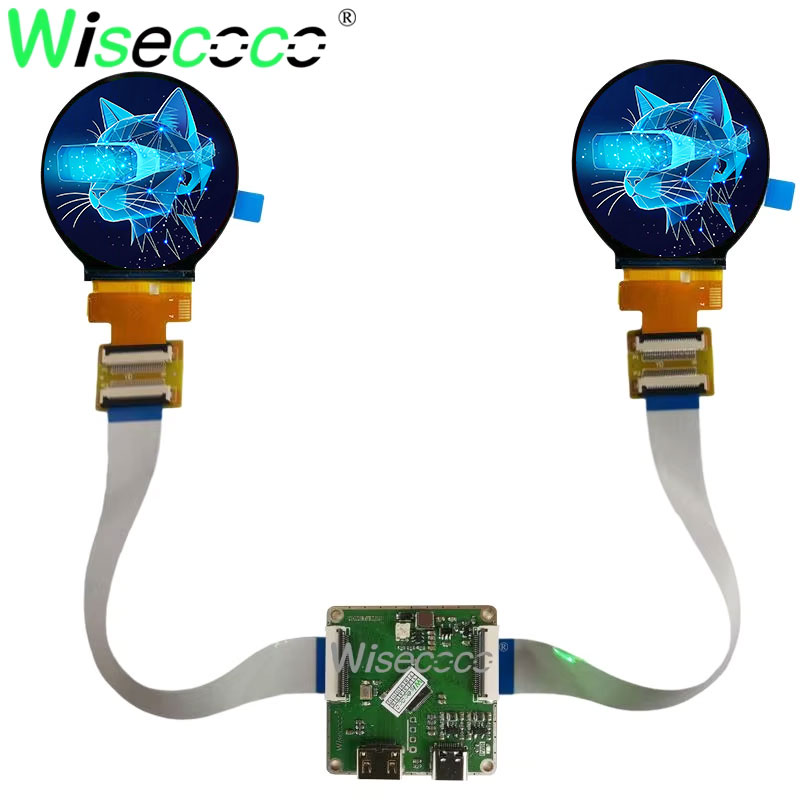 2.1 Inch Dual IPS Round Displa - مراجعة Diy Electronic Components وسعره