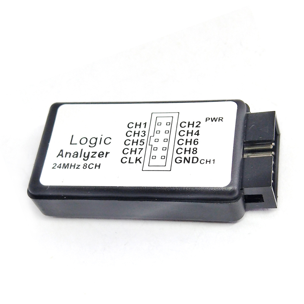USB Logic Analyzer 24M 8CH Mic - مراجعة Logic Analyzer Usb وسعره