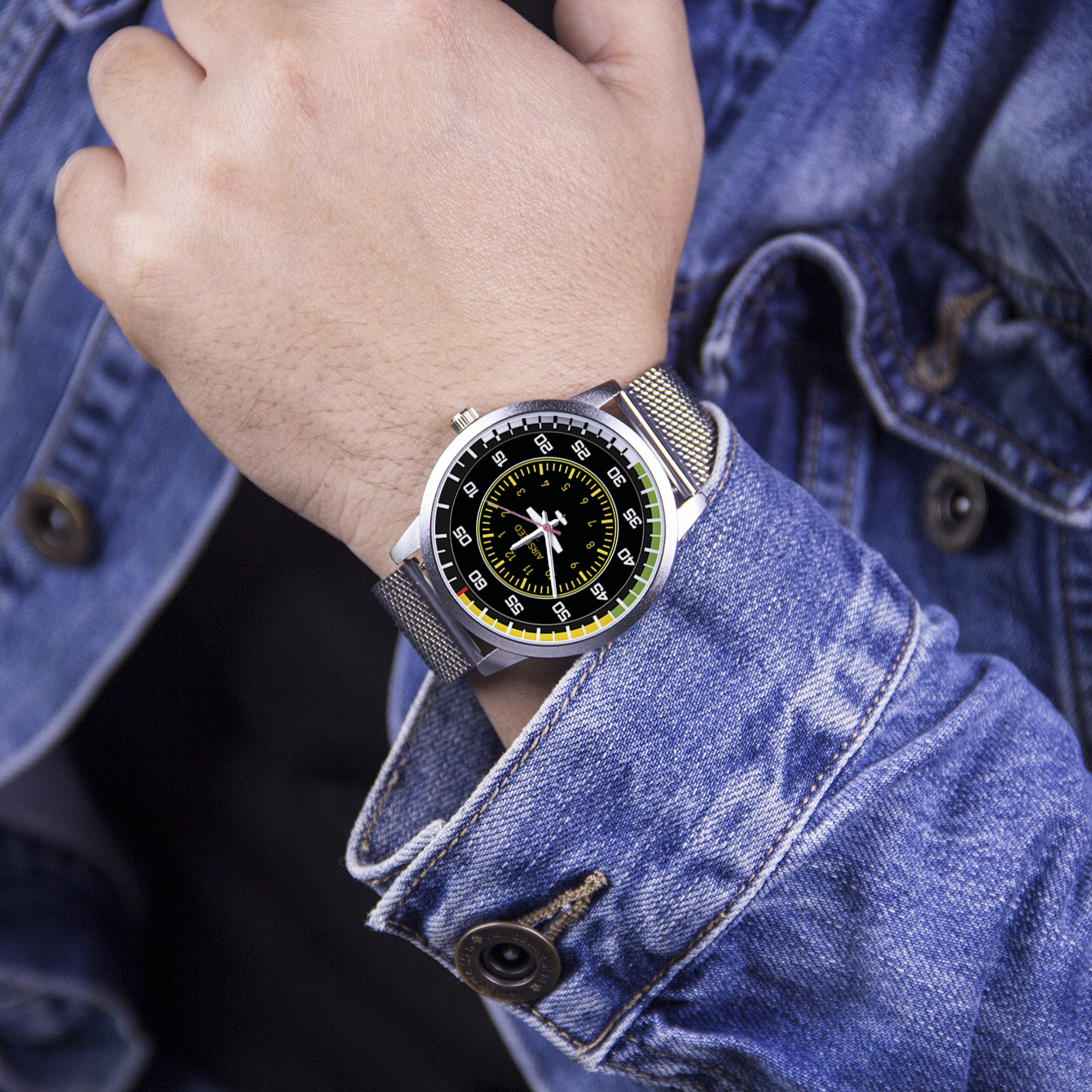 Logo Classic Man Watch Men Wri - مراجعة Diy Electronics Logo وسعره
