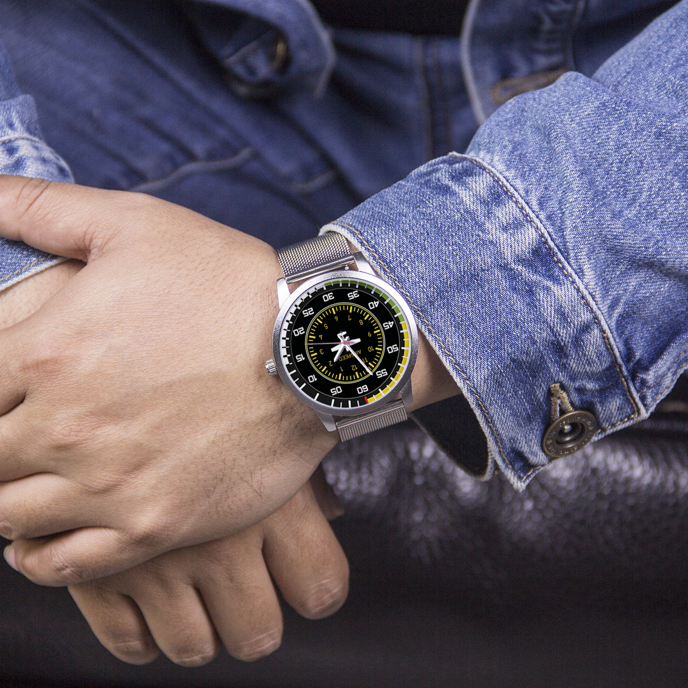 Logo Classic Man Watch Men Wri - مراجعة Diy Electronics Logo وسعره