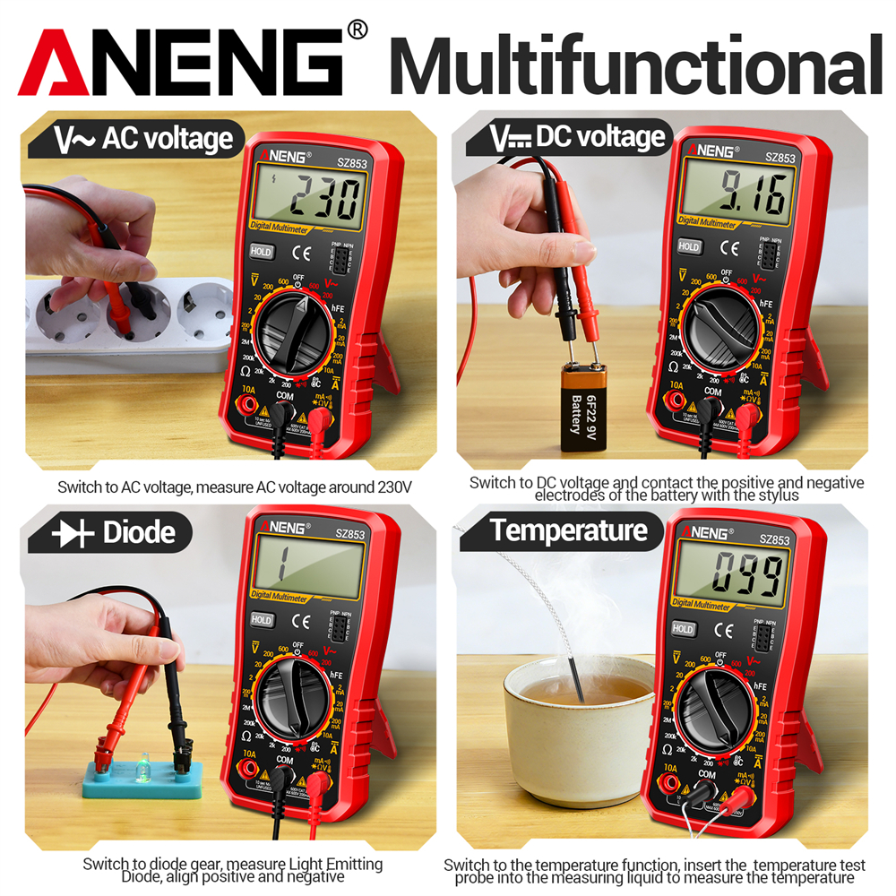 ANENG SZ853 High Precision Dig - مراجعة Useful Diy Electronics وسعره