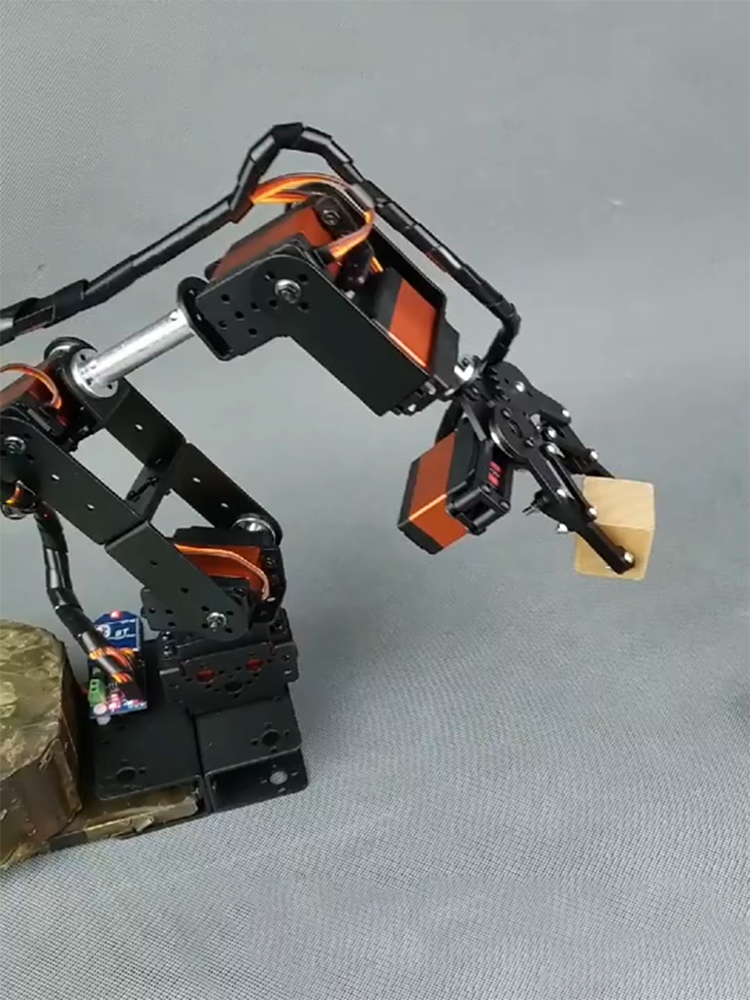 STEAM DIY 6 DOF Robot Metal Al - مراجعة Diy Kit Elektronik وسعره