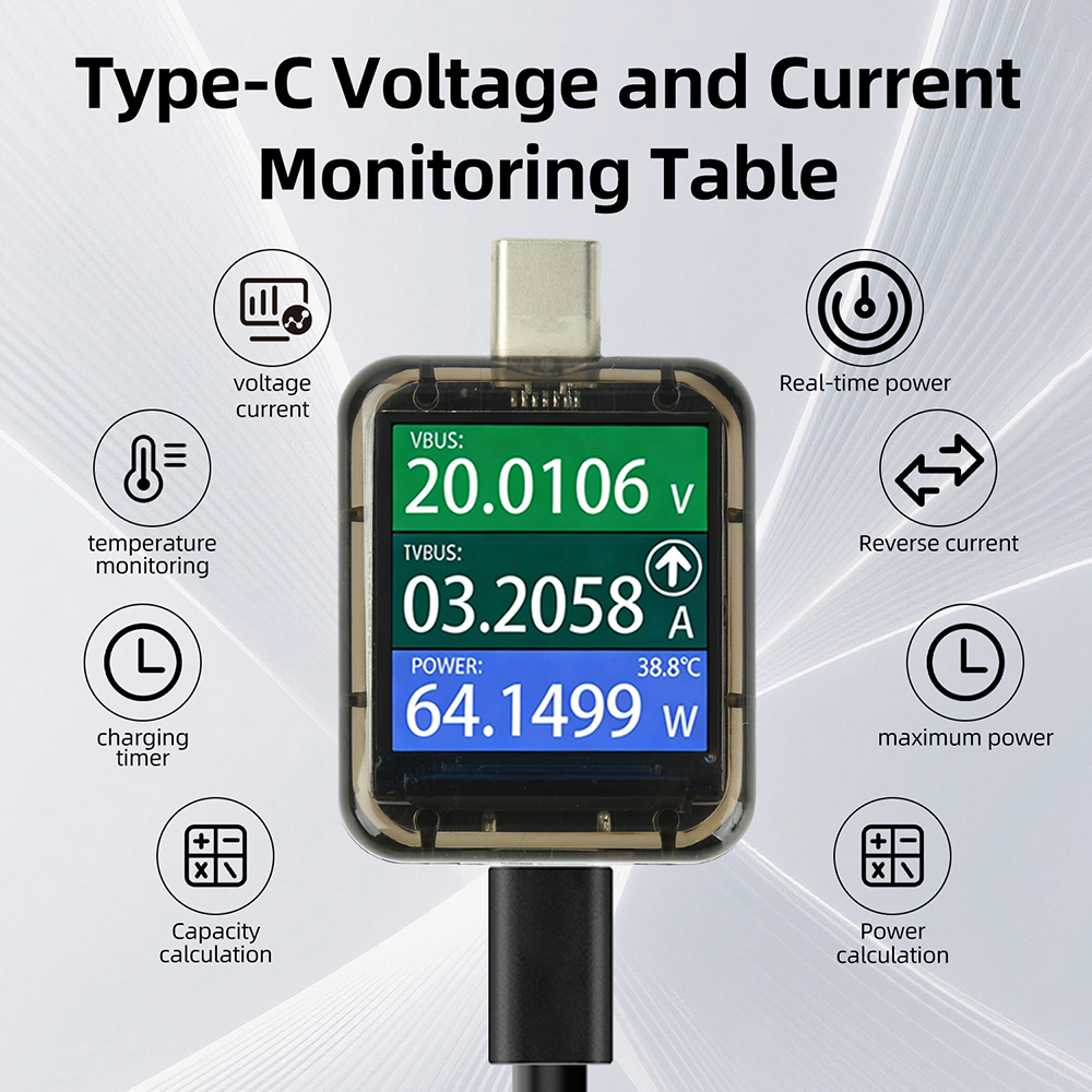 Type-C Multifunctional Tester  - مراجعة Logic Analyzer Usb وسعره