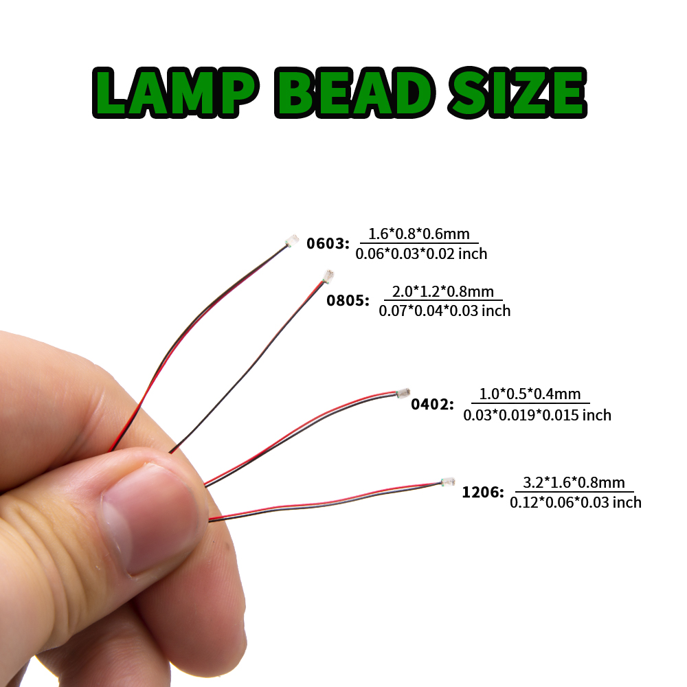 10pcs/Set Micro LED Lamp Chips - مراجعة Diy Electronics Components Kit وسعره