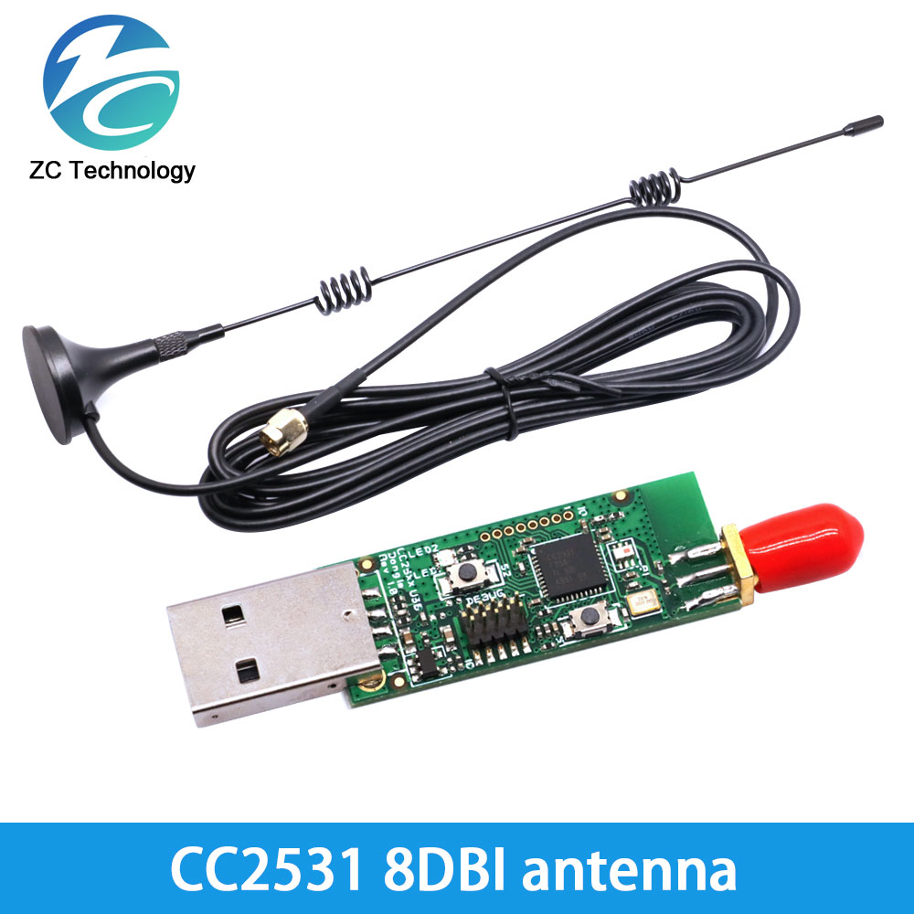 Wireless Zigbee CC2531 CC2540  - مراجعة Logic Analyzer Usb وسعره
