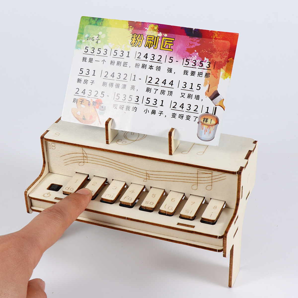 DIY Wooden Electronic Piano Mo - مراجعة Diy Electronics Components Kit وسعره