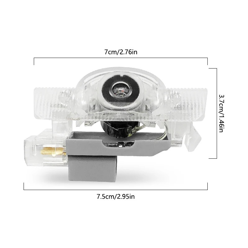 2Pcs LED Projector Lamp Car Do - مراجعة Diy Rc Electronics وسعره