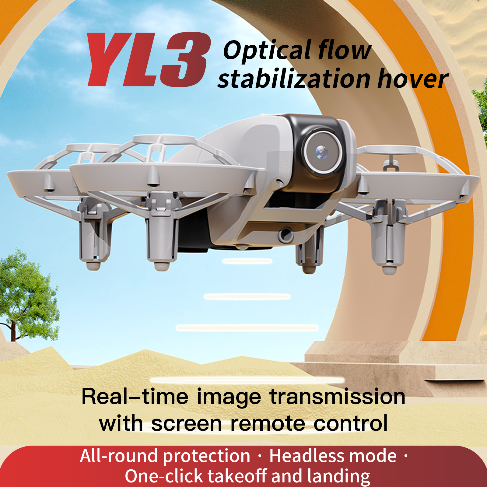Optical Flow YT YL3 Mini Drone - مراجعة Diy Rc Electronics وسعره
