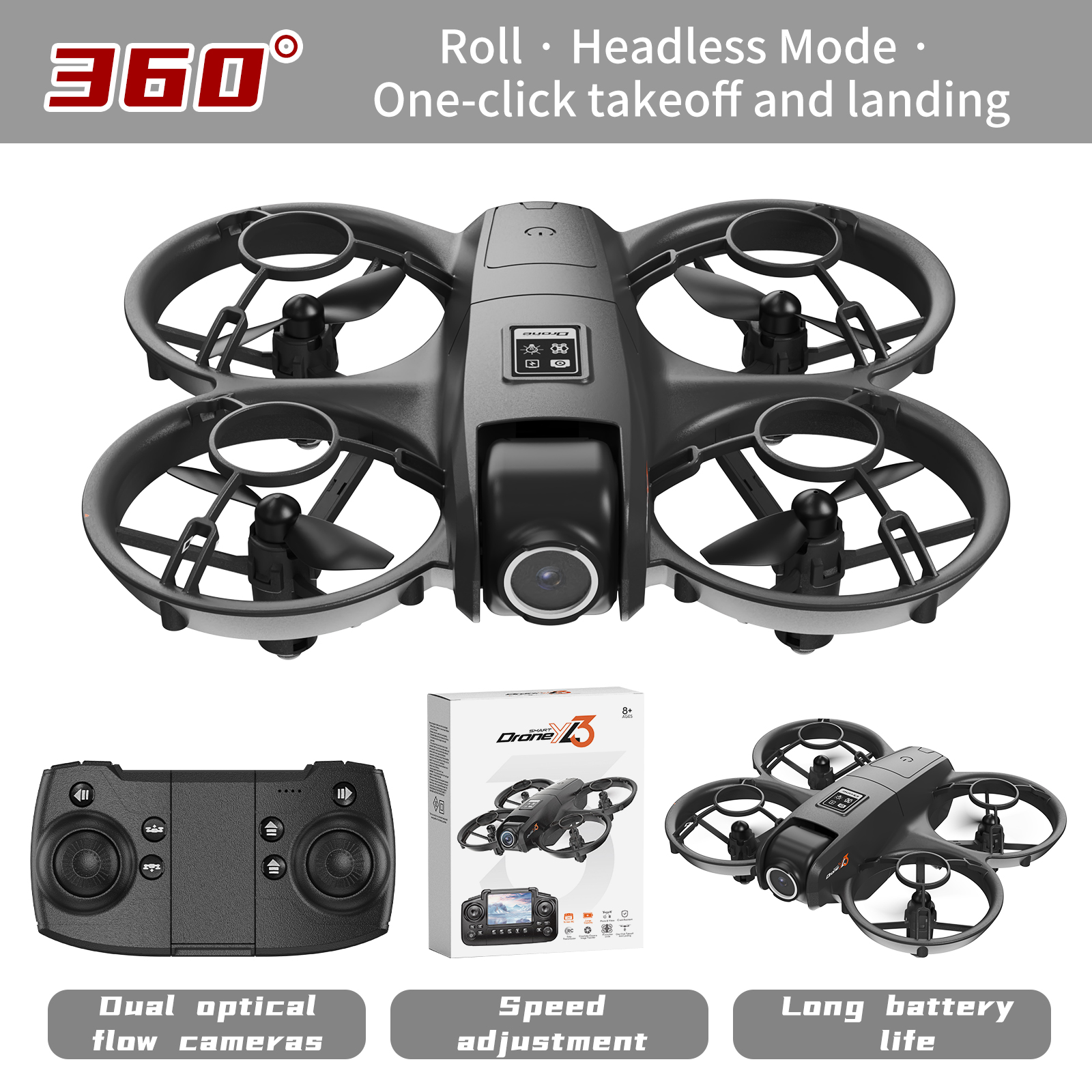 Optical Flow YT YL3 Mini Drone - مراجعة Diy Rc Electronics وسعره