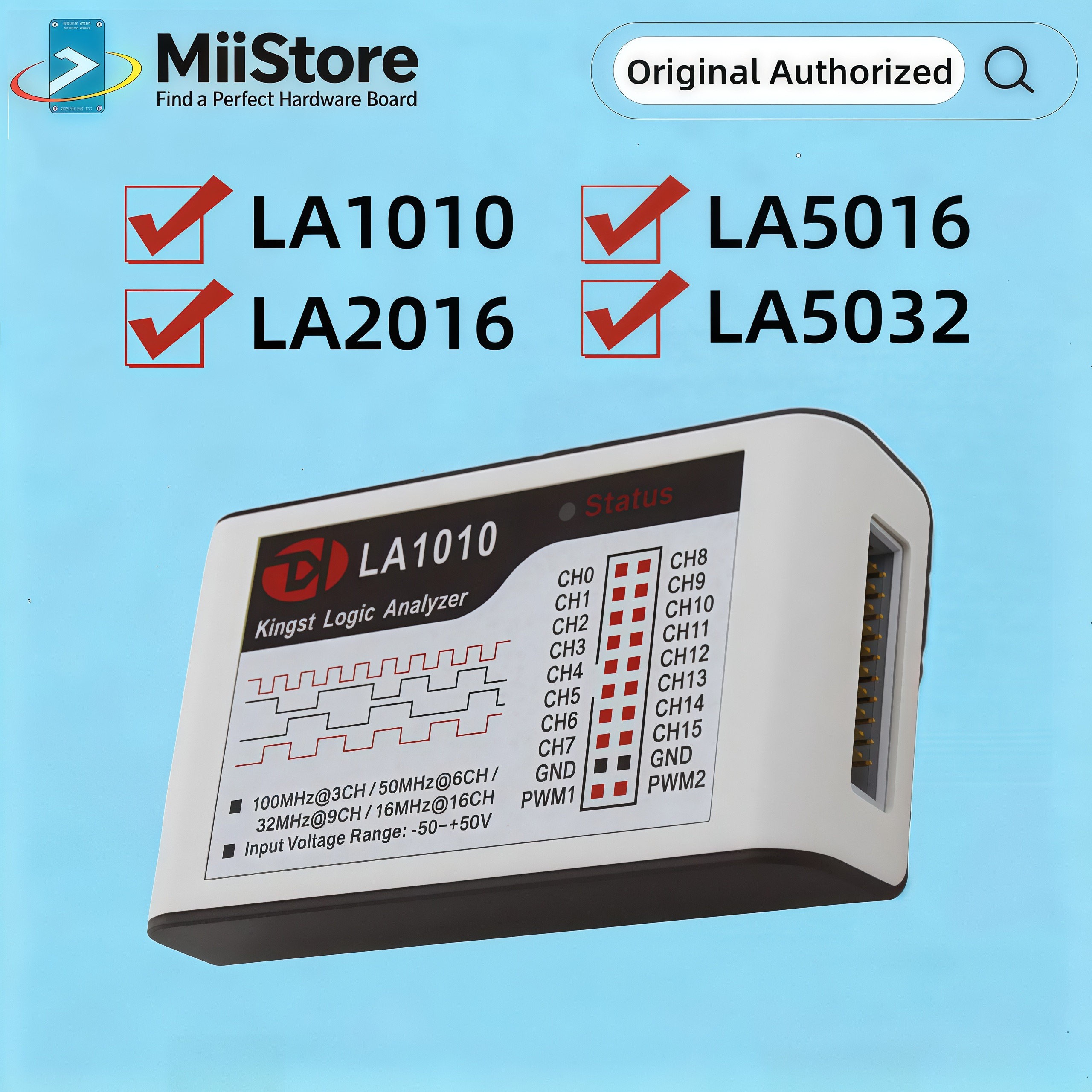 Kingst LA1010 USB Logic Analyz - مراجعة Logic Analyzer Usb وسعره