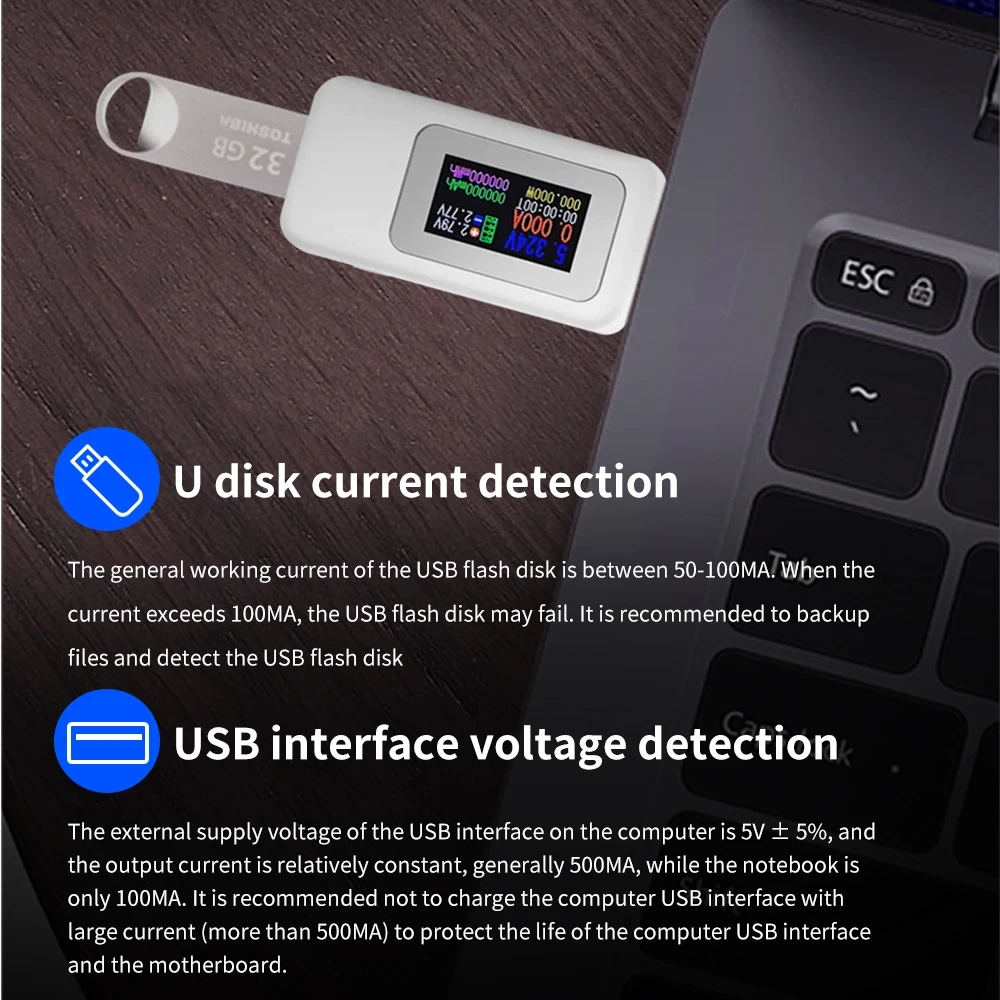 10 in 1 USB Tester DC Digital  - مراجعة Logic Analyzer Usb وسعره