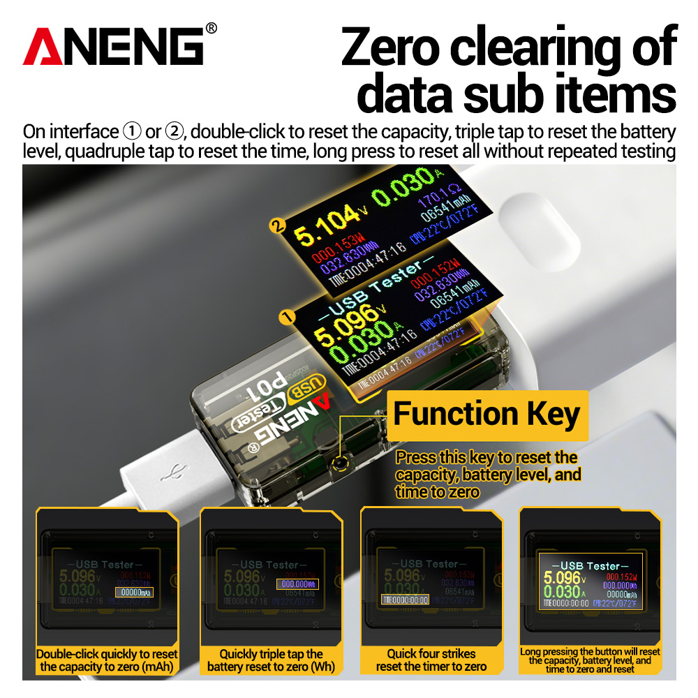 ANENG P01 USB Type C Tester Di - مراجعة Logic Analyzer Usb وسعره