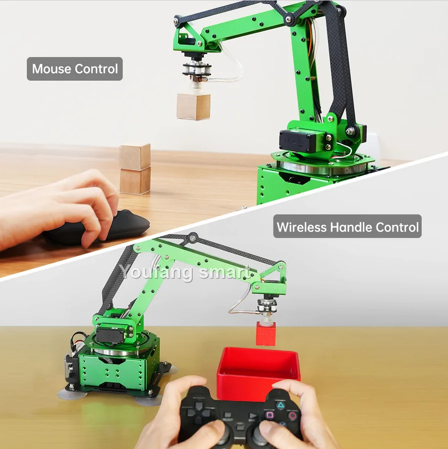 5 Axis Robot Arm with Guide Ra - مراجعة Diy Kit Elektronik وسعره